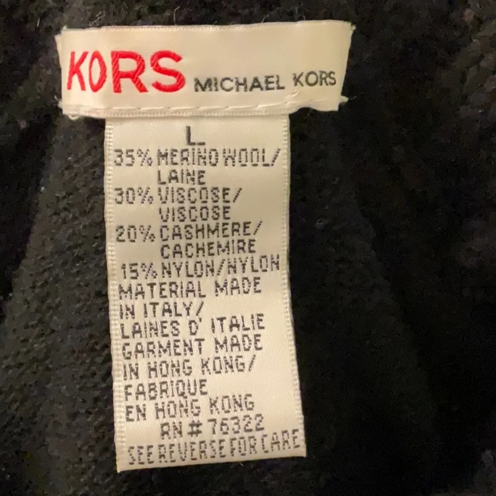 Michael Kors: Sweater - Cashmere/Merino Wool Turtleneck, Women’s Size L